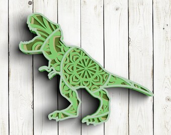 Download Mandala Dinosaur Svg Etsy