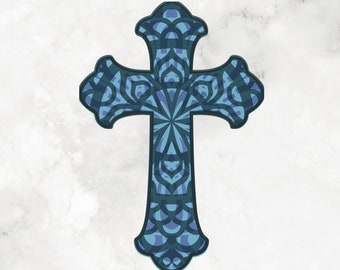 Download 3d Cross Svg Etsy