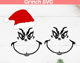 Download Grinch Monogram Svg Etsy