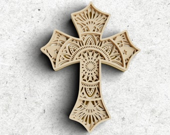 Download Cross Mandala Svg Etsy