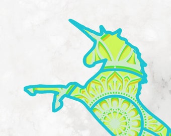 Download Layered Unicorn Svg Etsy