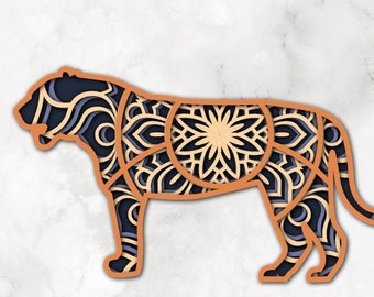 Download Mandala Tiger Svg Etsy