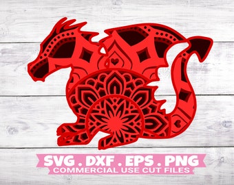Download 3d Mandala Fox Svg 3d Layered Mandala 3d Fox Svg Forest Etsy