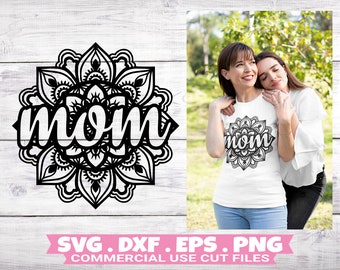 Download Mom Mandala Svg Etsy
