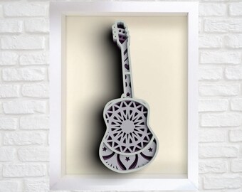 Download 3d Svg Guitar Etsy
