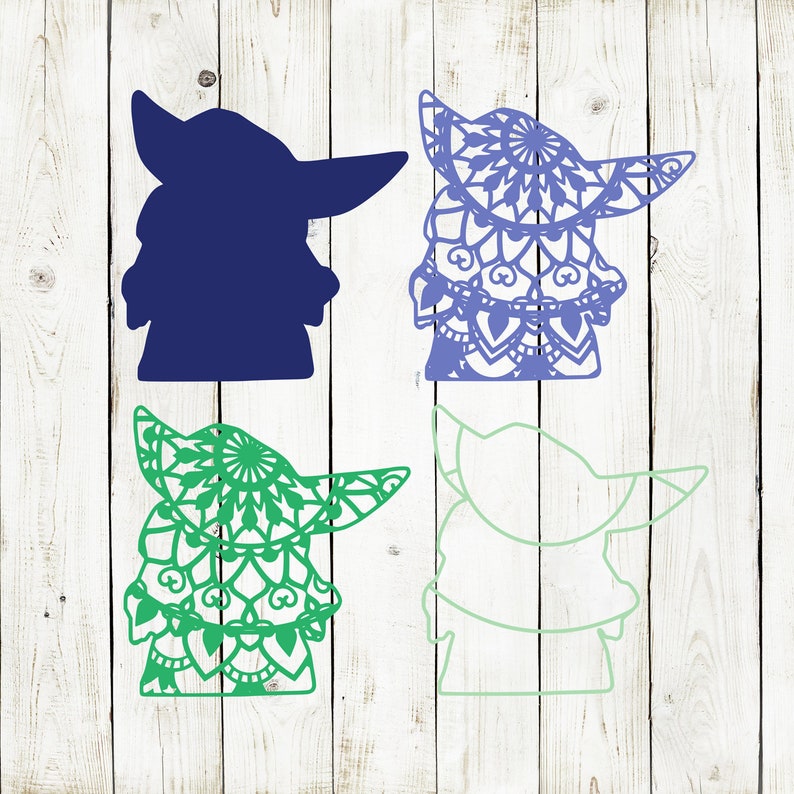 Download 3D Baby Alien SVG DXF 3D Mandala SVG Layered Mandala Svg | Etsy