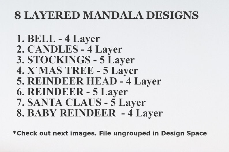 Download Christmas SVG Bundle 3D Mandala SVG Christmas Tree Svg | Etsy