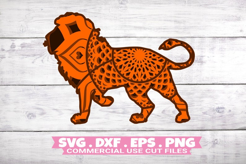 Free Free 63 Layered Lion Mandala Svg SVG PNG EPS DXF File