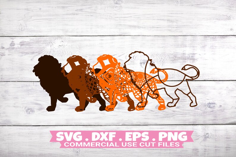 Download Lion Mandala Svg Leo Svg 3d Mandala Svg Lion Layered Svg 4 Layer Animal Svg Clip Art Image Files Craft Supplies Tools Colonialgolfhart Com