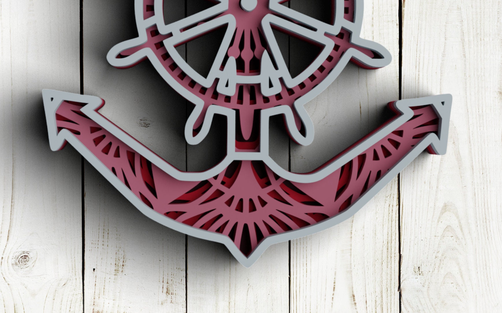 Free Free Layered Anchor Svg 661 SVG PNG EPS DXF File
