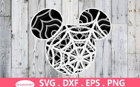 Download Mouse Halloween Layered Svg 3d Mandala Svg Files For Cricut Etsy