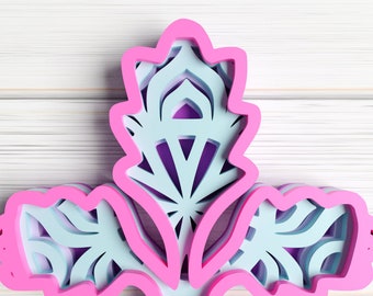 Easter Carrot Layered SVG, Mandala Wall Art & Cricut Files for Laser Cut Crafts – DIY Pattern Designs