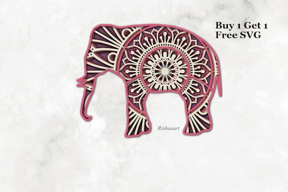 Free Free 152 Layered Elephant Mandala Svg SVG PNG EPS DXF File