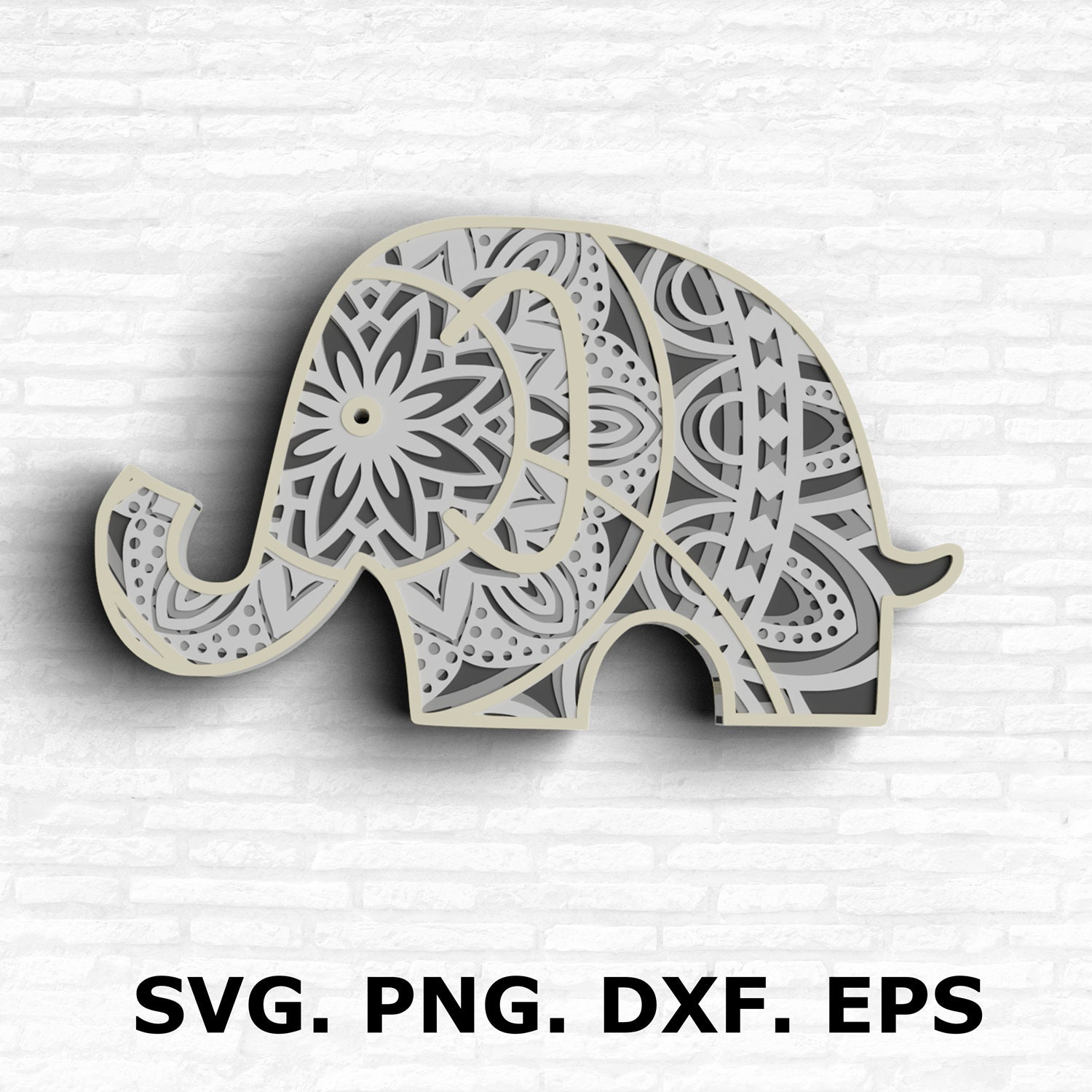 Free Free 234 Layered Elephant Svg SVG PNG EPS DXF File
