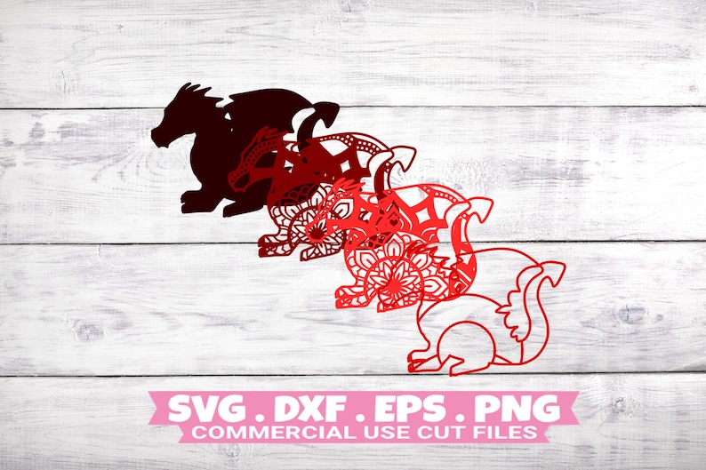 Download Dragon Layered Svg 4 Layer Animal Svg 3d Mandala Svg Svg Files For Cricut Multi Layer Svg Clip Art Art Collectibles Elite1 Pl