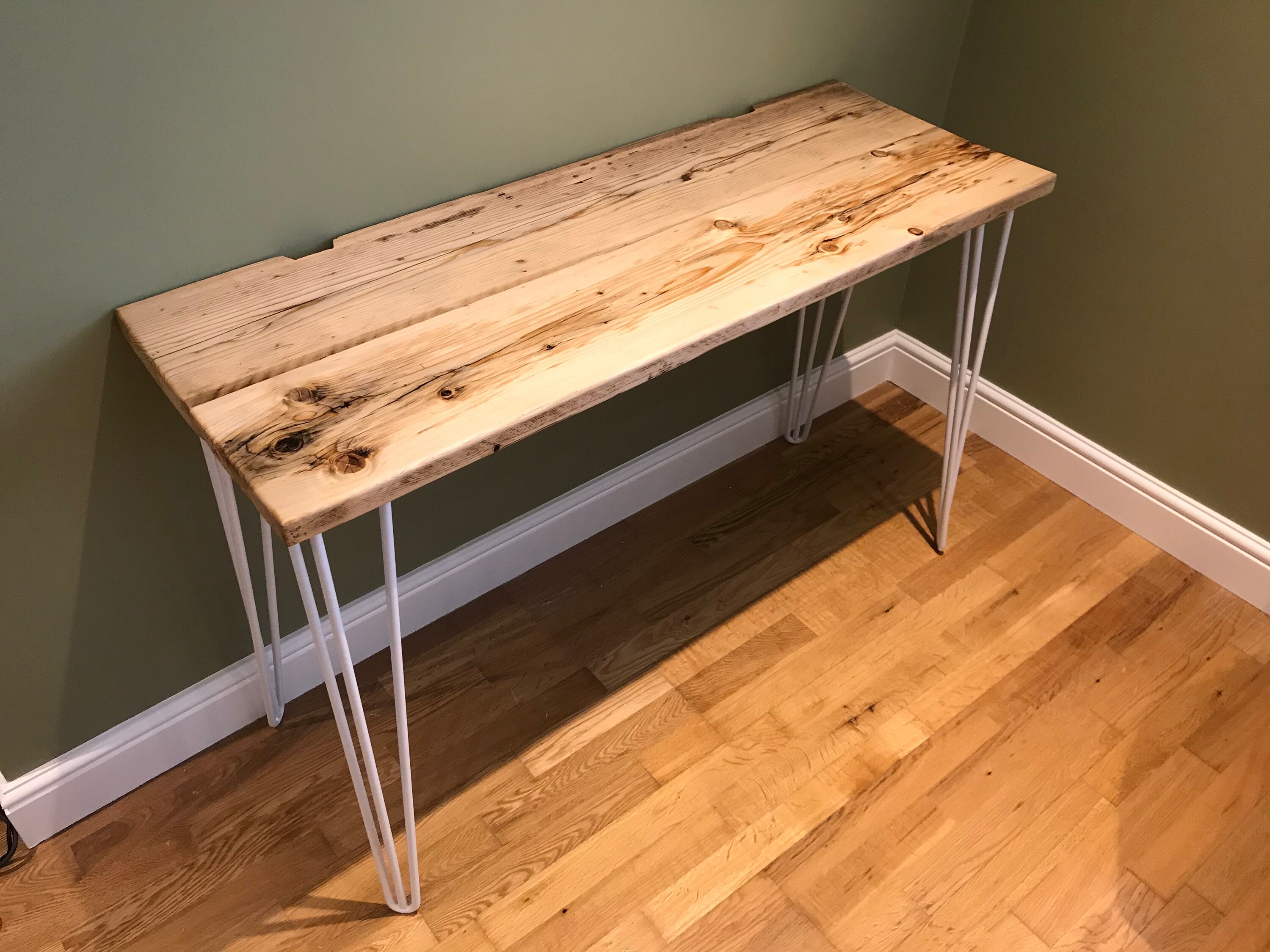 Rustic Reclaimed Scaffold Board Desk Etsy