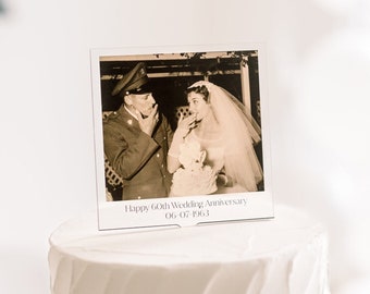 Personalised Photo Acrylic Cake Topper