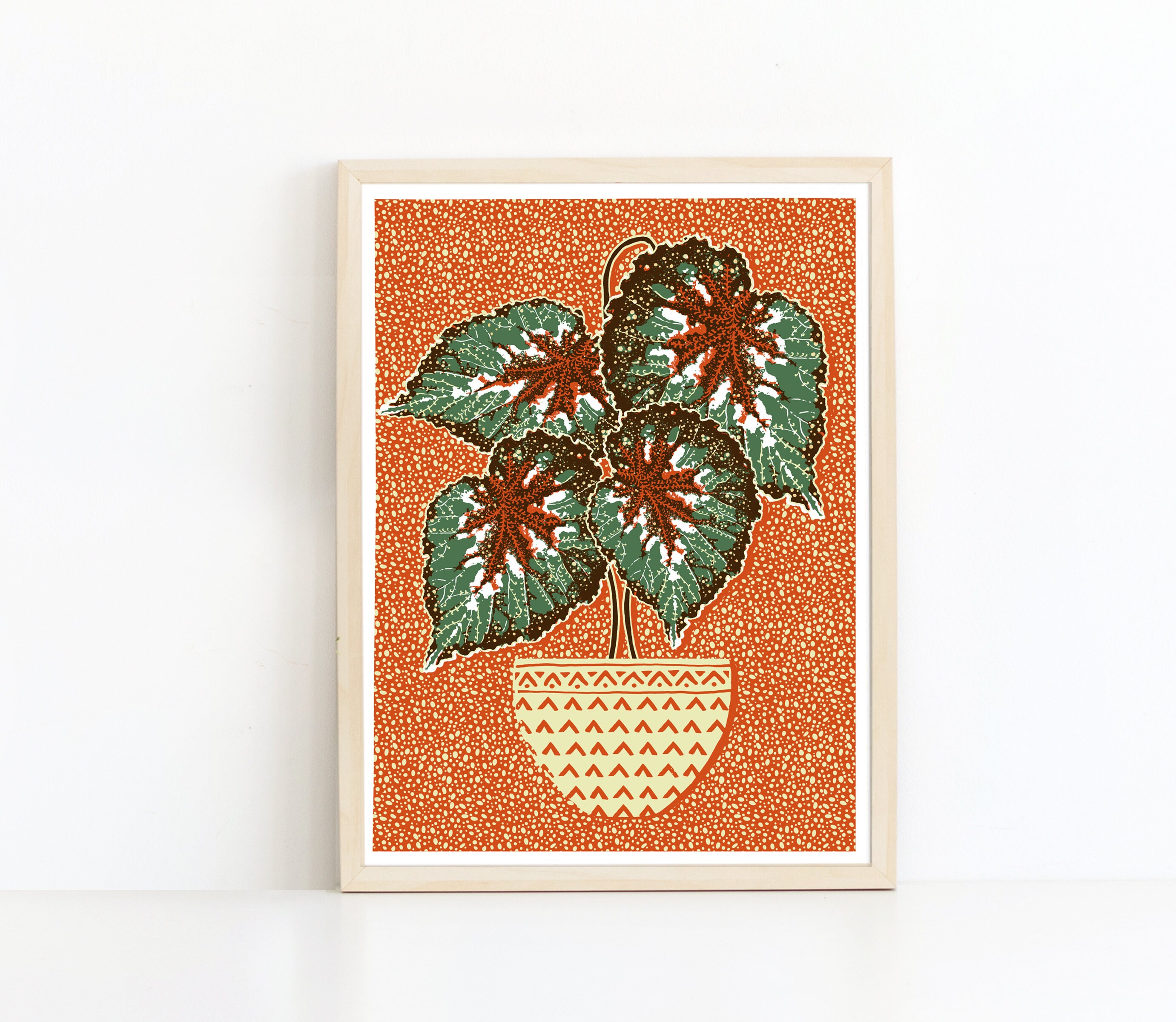 Pot Plant Art Print / Gallery Wall Print / Botanical Etsy UK
