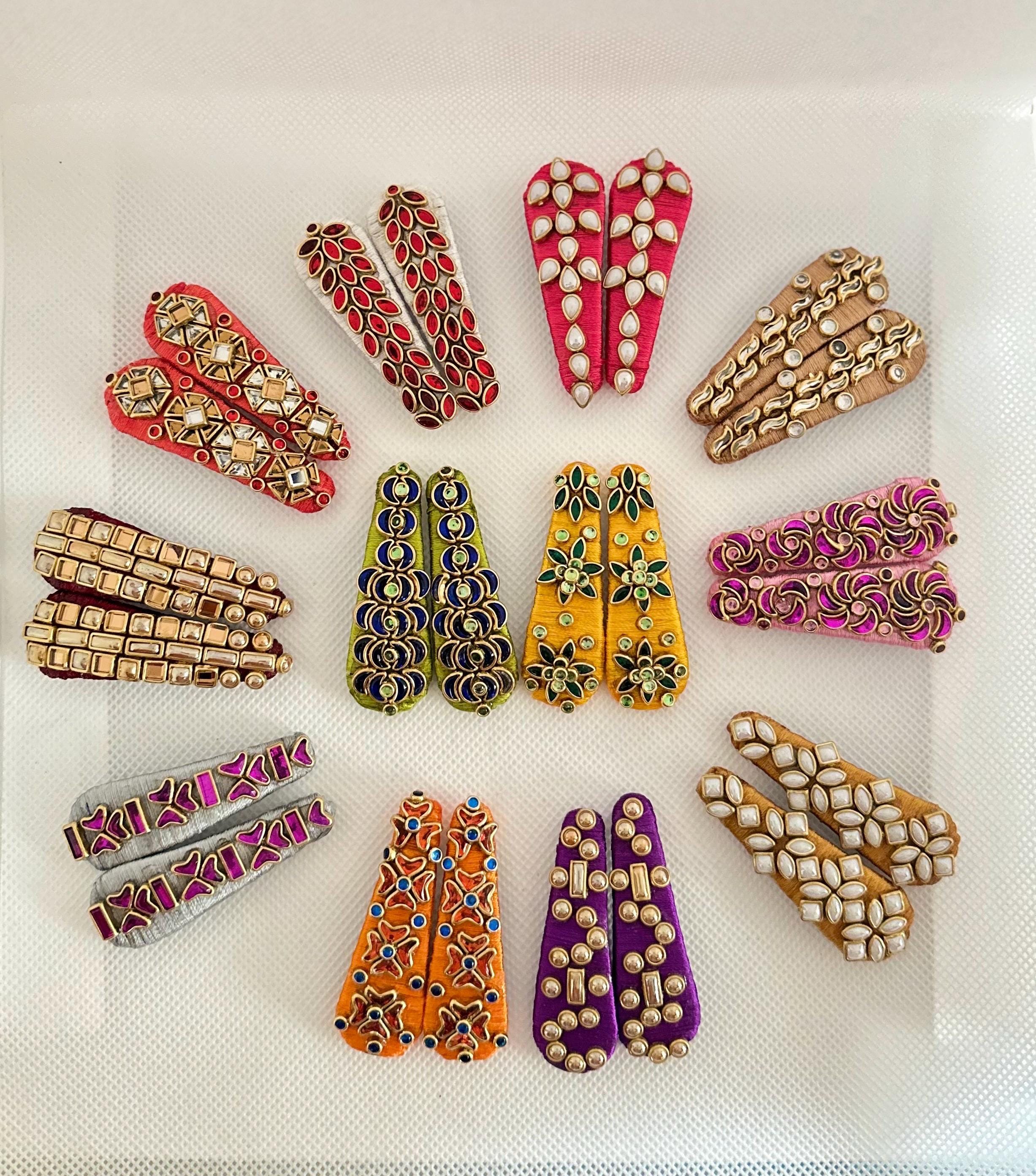 Silk thread hair clip Silk thread hair band and hair clip| How to make beautiful  main image 4
