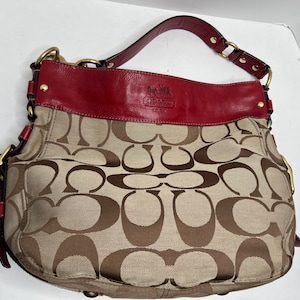 Bolso de mano con la firma de Coach, bolso de hombro