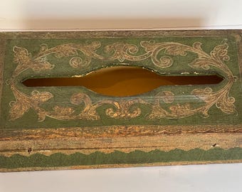 Vintage Italy Forentine Kleenex Box