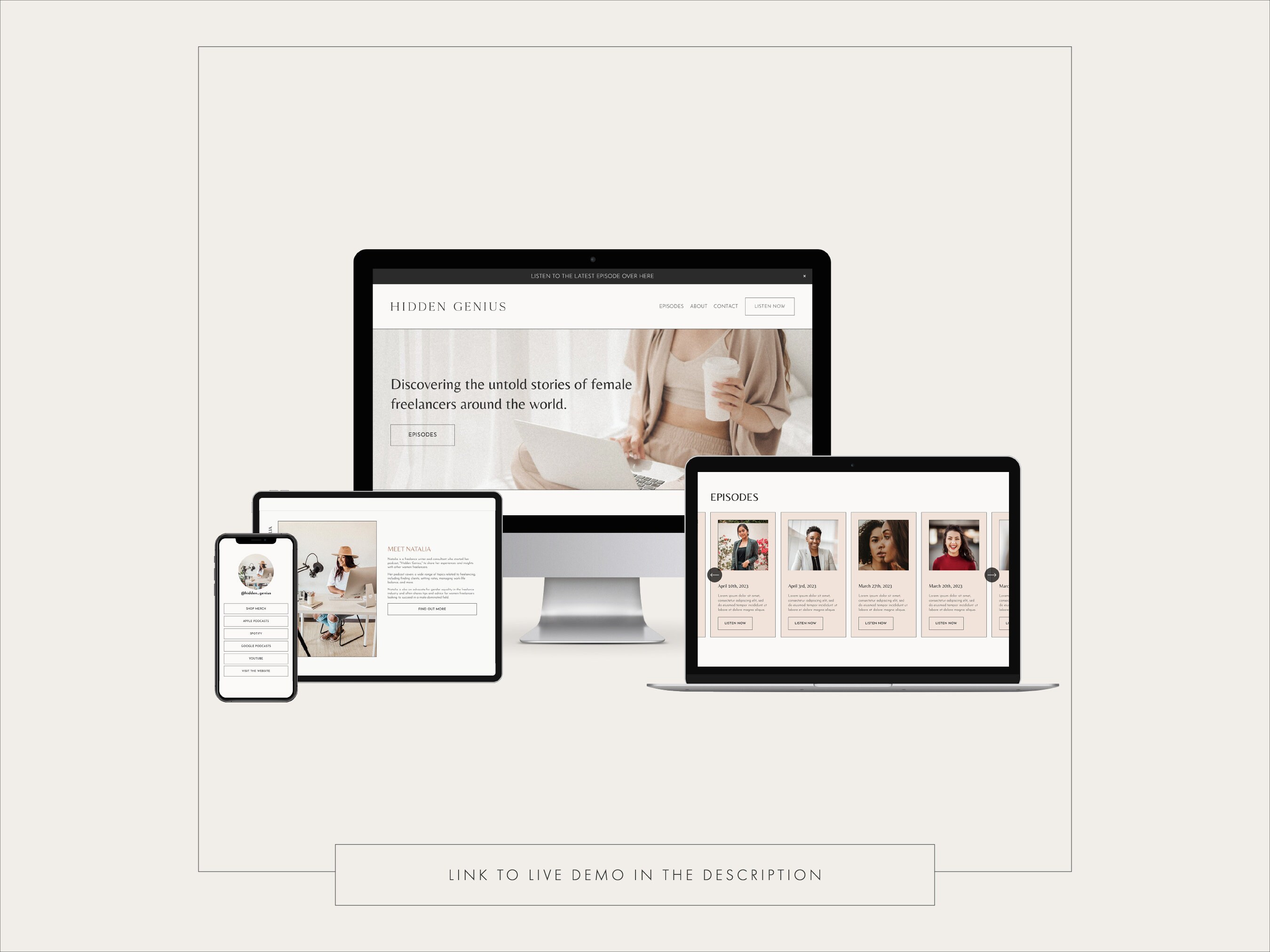 Podcast Squarespace Template Elevate Your Podcasting Platform With
