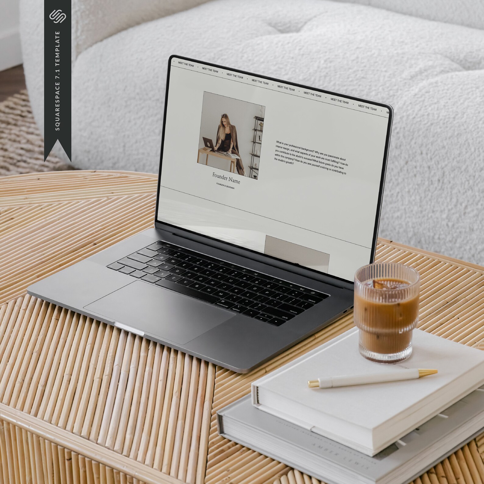 Squarespace Template Designed for Interior Designers and Other Service