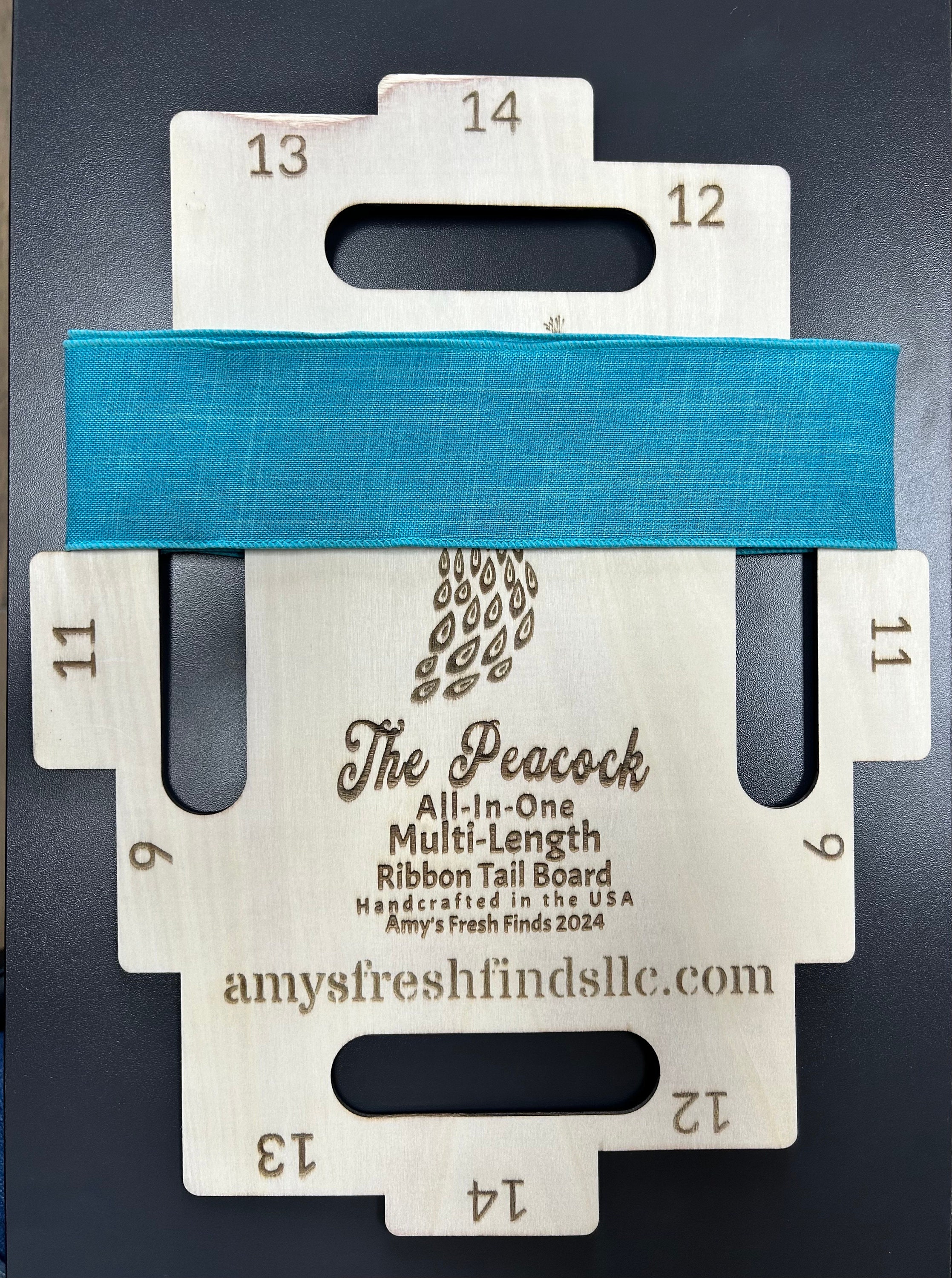 thumbnail image 2 of BENECREAT 3Pcs Ribbon Measuring Board, MDF Ribbon... 2 of 10