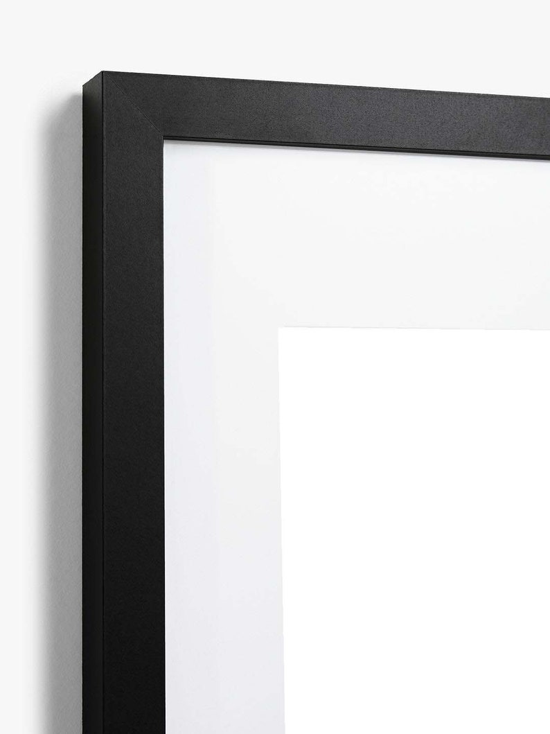 Thin Black and White A2 A3 A4 A5 Photo Frame / Plastic Glass Etsy UK