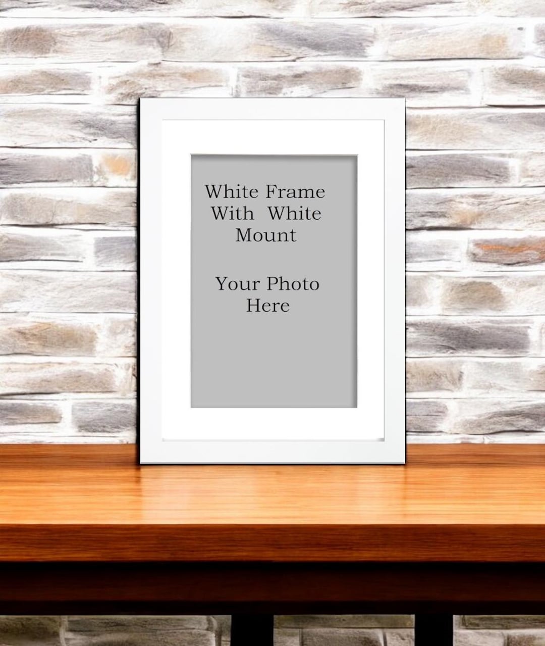 Thin White Poster Frames A2 / A3 Picture Frame / A4 Mounted Photo Frame ...