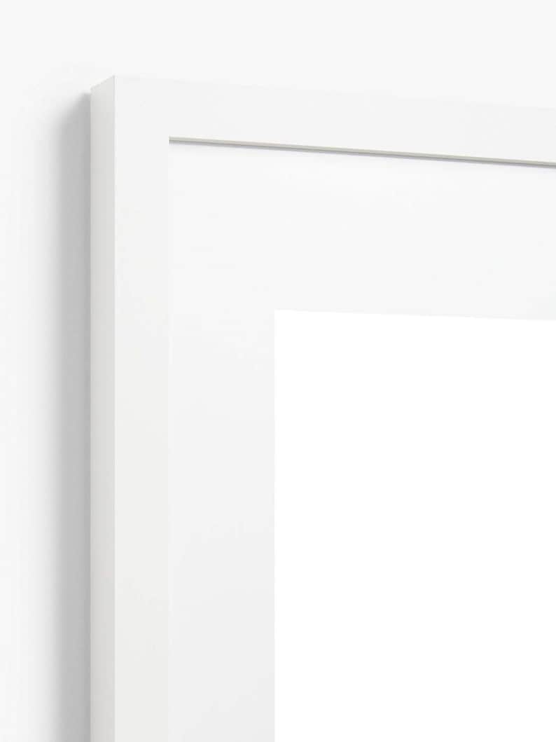 Thin Black and White A2 A3 A4 A5 Photo Frame / Plastic Glass Etsy UK