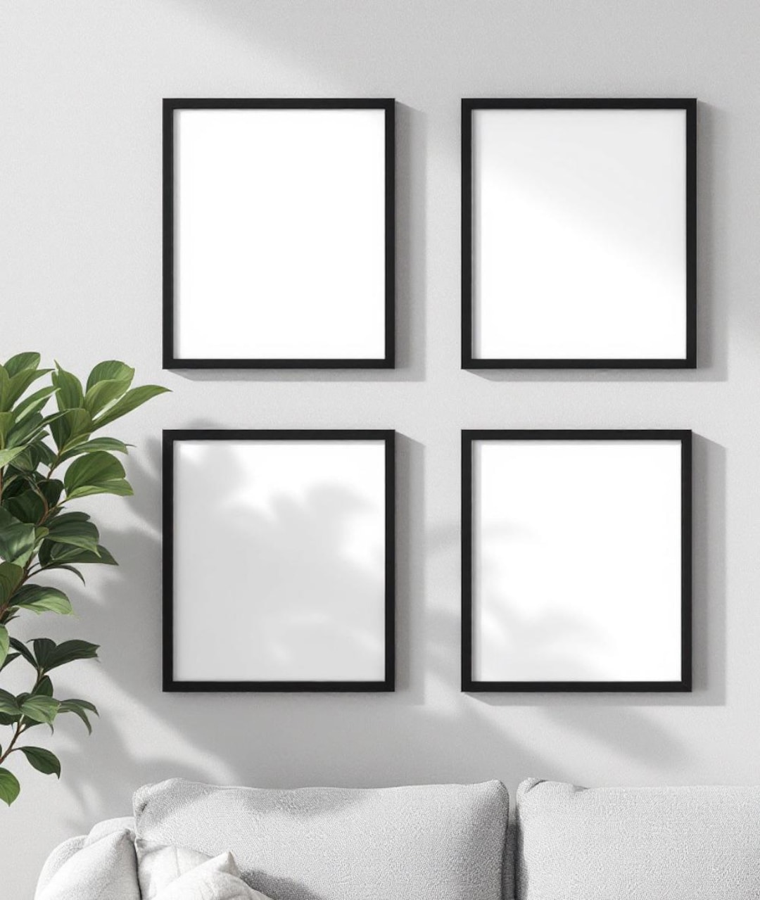 4 Pack A4 Picture Frame, A4 Black Photo Frames 21 X 29,7 Cm for Table ...