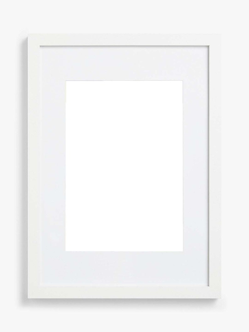 Thin Black and White A2 A3 A4 A5 Photo Frame / Plastic Glass Etsy UK