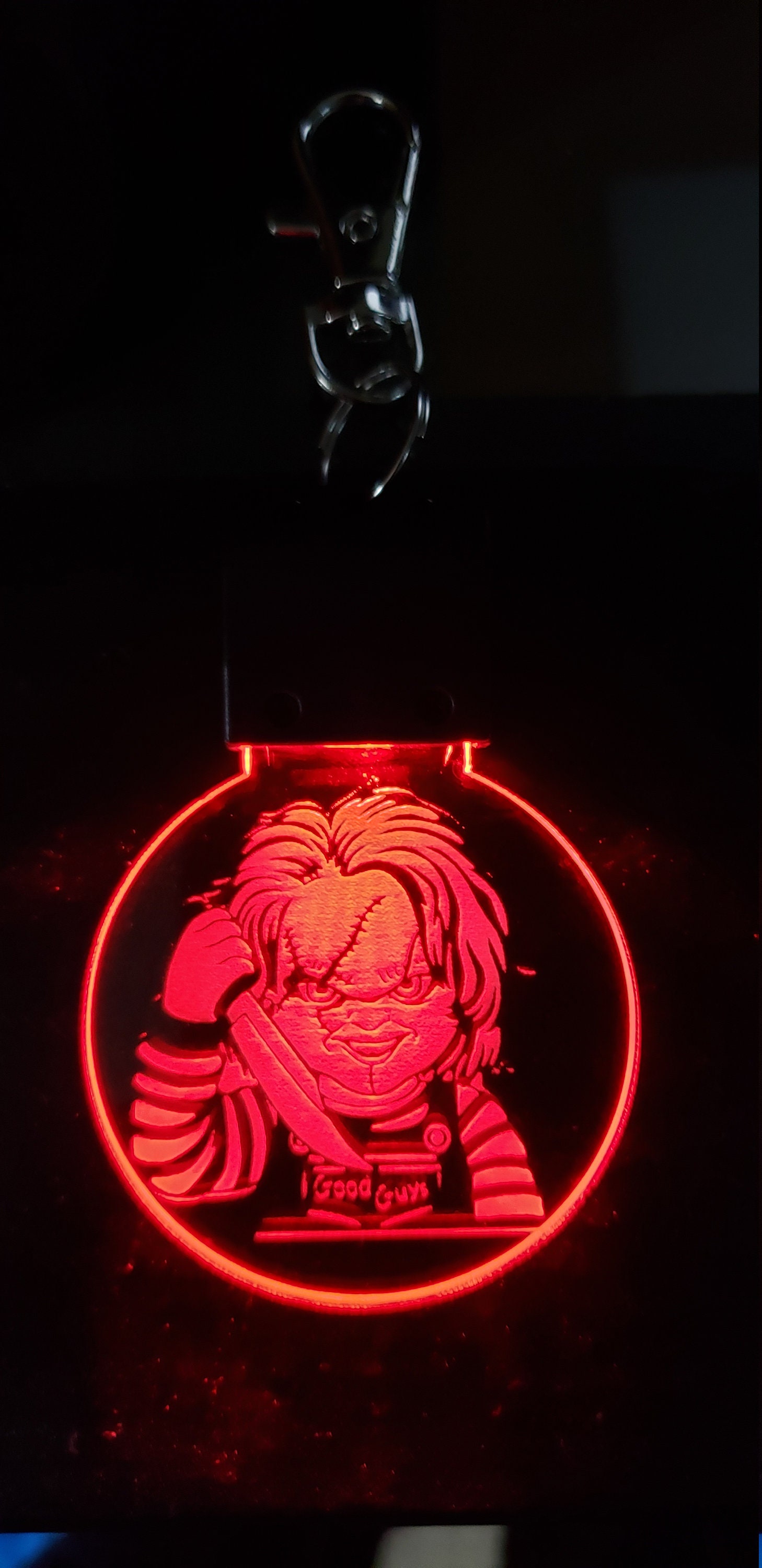 Personalize Rechargeable LED Keychain - Etsy