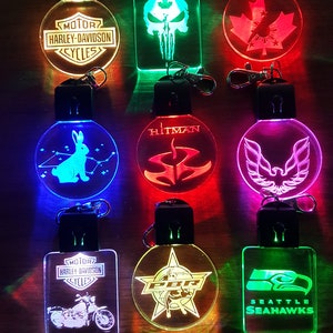 LED light Keychain/Dog tag