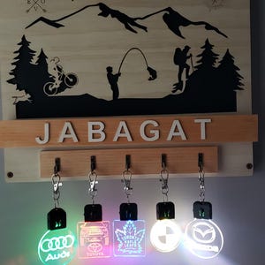 LED light Keychain/Dog tag image 2