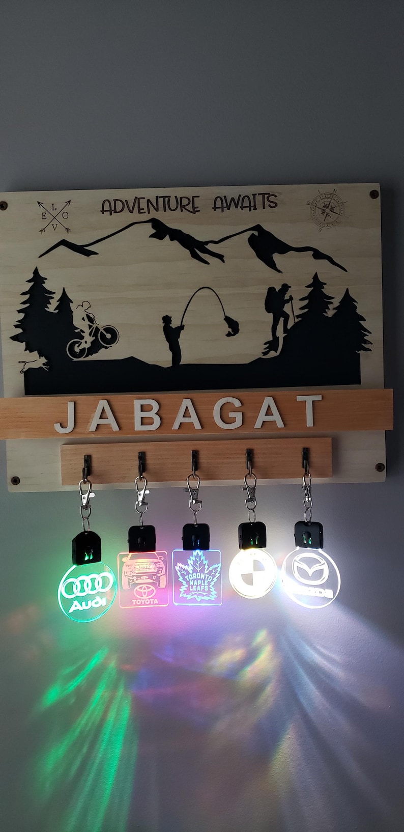 LED light Keychain/Dog tag image 2