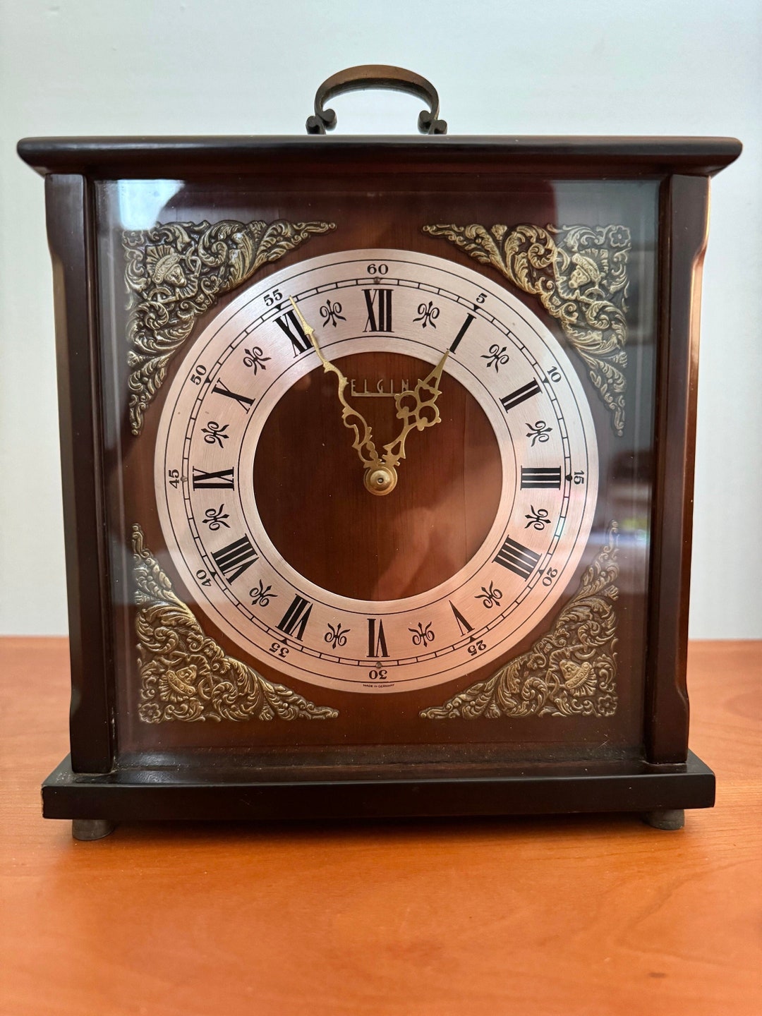 Vintage ELGIN Mantel Clock 1940s50s GERMANY Etsy