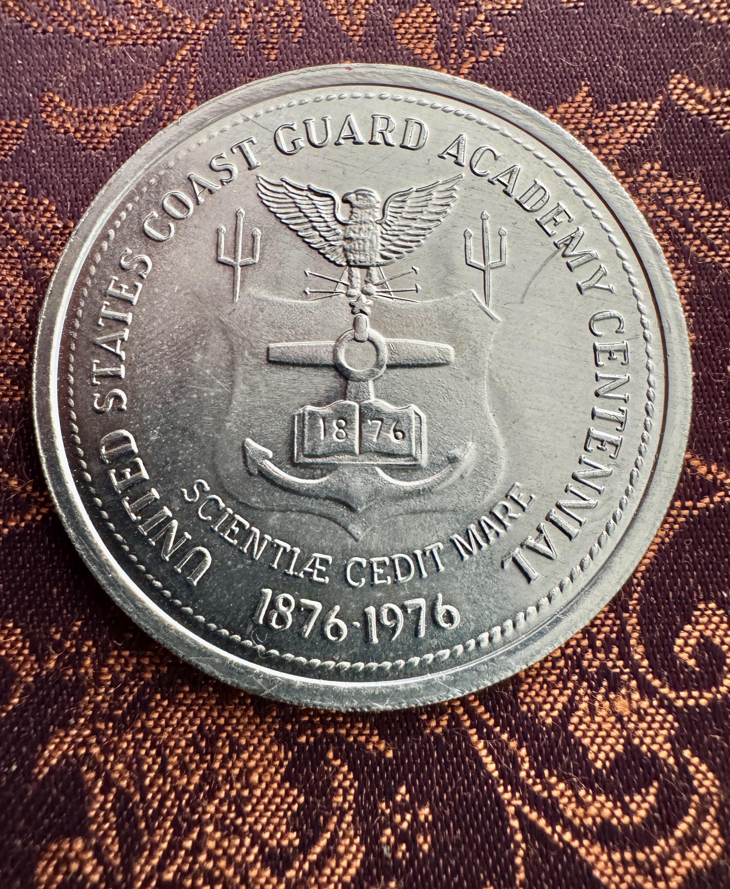 Vintage 1876-1976 US COASTGUARD Coast Guard Bark Eagle Ship