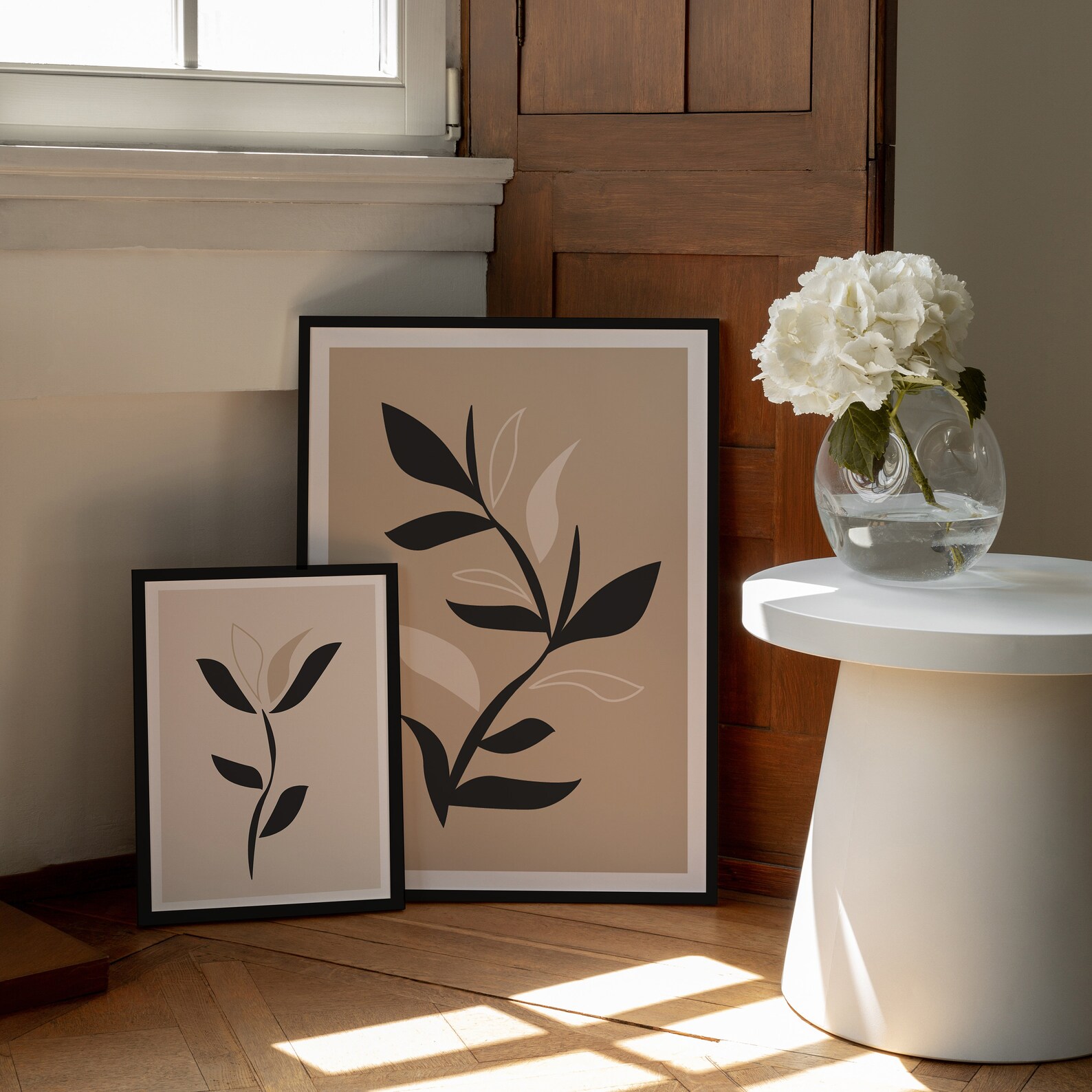 Abstract Botanical Art Abstract Leaf Wall Art Leaf Wall Art | Etsy