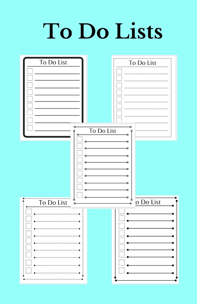 To Do Lists - Etsy