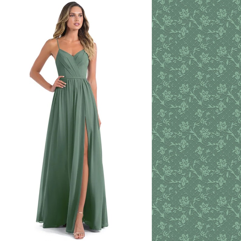 Eucalyptus Green Tie Floral Wedding Tie Dark Dusty Sage Etsy