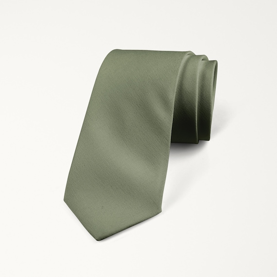 disfraz Claraboya carrera Corbata de boda verde musgo corbata verde militar corbata de - Etsy México