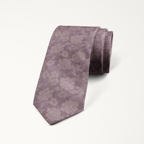 dusty mauve tie