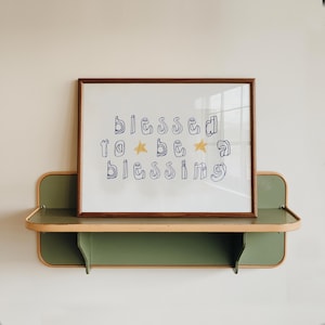 Blessed To Be A Blessing Modern Christian Wall Art Poster Minimalistic Print Scripture Bible Home Decor Trendy Digital Instant Download