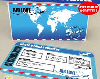 Carte De Voyage Etsy