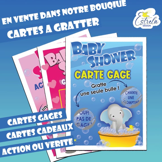 Jeux BABY SHOWER en français Animation fête prénatale, Baby Shower