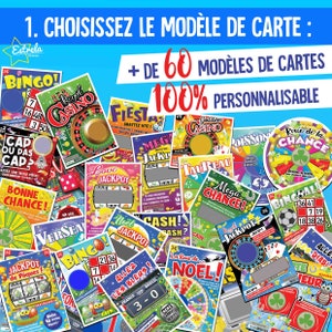 CARTE à GRATTER PERSONNALISABLE Annonce grossesse / Tu vas être tonton / tata / Veux tu être mon Témoin / Parrain, marraine,.... image 2