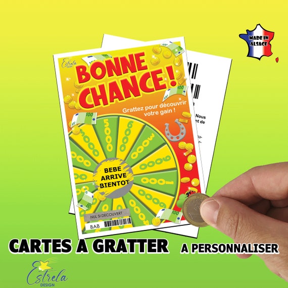 Carte à Gratter personnalisable CASINO