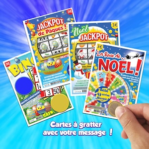 SCRATCH CARD with your message! Pregnancy announcement uncle aunt Request Witness Godfather godmother wedding game original ticket image 9